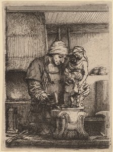 De Goudsmid door Rembrandt van Rijn