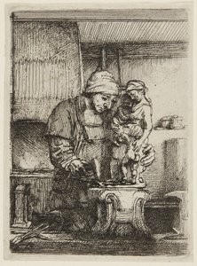 De goudsmid door Rembrandt van Rijn