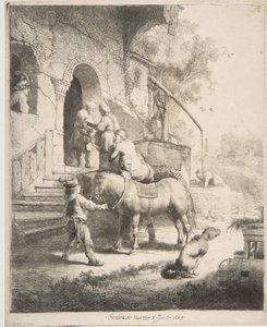 De barmhartige Samaritaan, 1633 door Rembrandt van Rijn