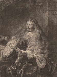 De grote Joodse bruid door Rembrandt van Rijn