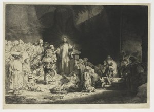 De Honderdguldenprent door Rembrandt van Rijn