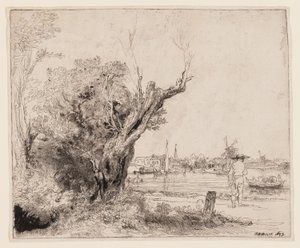 De Omval door Rembrandt van Rijn