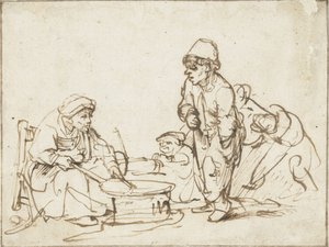 De Pannenkoekvrouw, ca. 1635