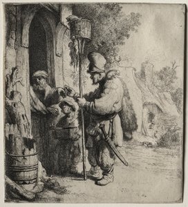 De Rattenvanger door Rembrandt van Rijn