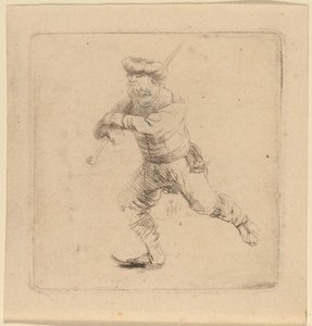 De schaatser door Rembrandt van Rijn