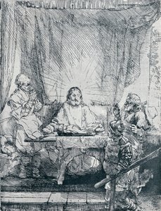 Het Avondmaal in Emmaüs, 1654, 1903 door Rembrandt van Rijn