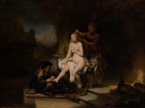Het toilet van Bathseba, 1643 door Rembrandt van Rijn