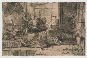 De Maagd en Kind met de kat en de slang