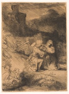 De doodsangst in de tuin door Rembrandt van Rijn