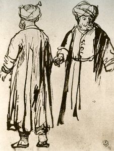 Twee Turken wandelen, 1913