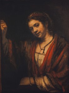 Portret van Hendrickje Stoffels door Rembrandt van Rijn