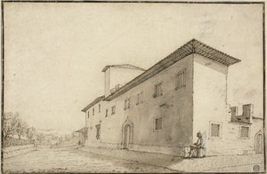 Villa Bellagio, Castello, vlakbij Florence door Remigio Cantagallina