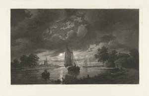 Riviergezicht door Remigius Adrianus Haanen