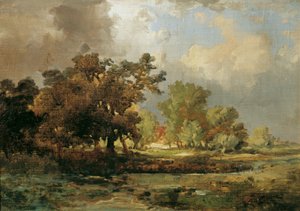 Motief uit Oosterhout in Nederland door Remigius Adrianus van Haanen