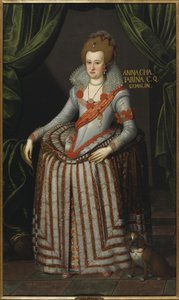 Portret van prinses Anna Catharina van Brandenburg, koningin van Denemarken en Noorwegen door Remmert (c.1575 1649) Petersen
