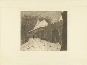 Stadsgezicht met Koppelpoort te Amersfoort