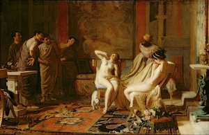 Vrouwelijke Slaven Gepresenteerd aan Octavianus