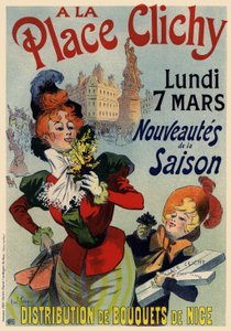 A la Place Clichy Poster, 1890s