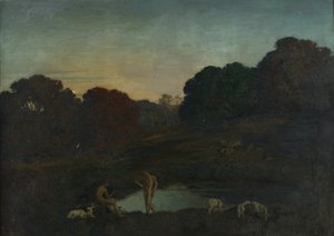 Pastorale scène, 1911 door René Ménard