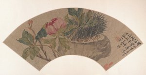 Pioenroos door Ren Xiong