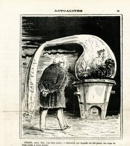 Illustratie van Jules Renard Draner (1833-1926) in Le Charivari door Renard Jules Draner