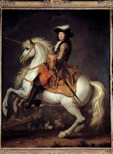 Ruiterportret van Lodewijk XIV