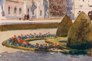 Zuidelijke parterre, Versailles door Rene Binet