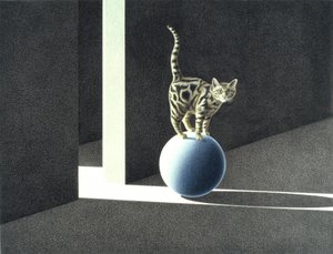 Blauwe bal door Rene Boin