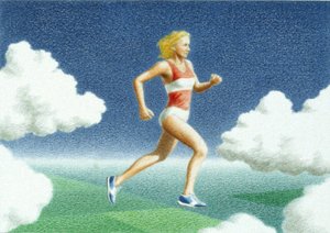 Runners High door Rene Boin