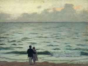 Windvlaag, Zonsondergang in Cabourg, c.1937