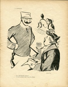 Illustratie van Hermann-Paul (1864-1940) in De Wilde Eend door Rene George Hermann Paul