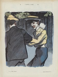 Prostitutie - Illustratie voor Le Rire, 27 mei 1905 door Rene George Hermann Paul