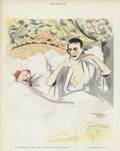 Huwelijksnacht. Illustratie voor Le Rire