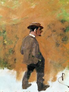Henri de Toulouse-Lautrec (1864-1901) op 19-jarige leeftijd door Rene Princeteau