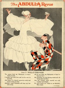 Abdulla Sigaretten, 1920s door Rene Vincent