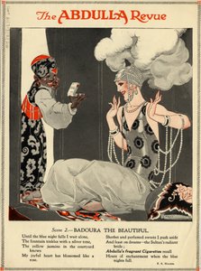 Abdulla Sigaretten, jaren 1920 door Rene Vincent