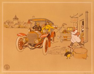 Poster voor Berliet auto