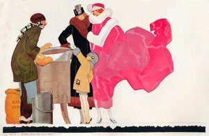 Posterontwerp Au Bon Marché, circa 1923