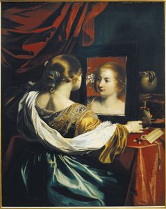 IJdelheid of Jonge vrouw bij haar toilet, ca. 1626