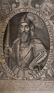 Edward, de Zwarte Prins, ca. 1618 door Renold Elstrack