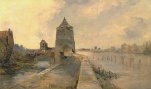 De Rijn bij Konstanz (Konstanz-am-Rhein) door Rev. Edward Thomas Daniell