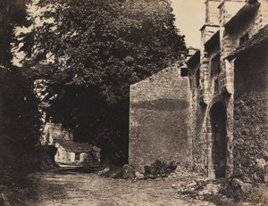 Poort naar Borwick Hall, Lancashire door Rev. John Richardson Major