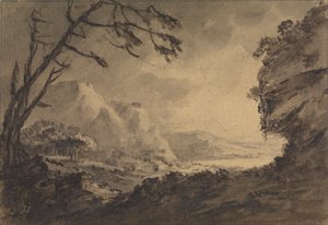 Een rotsachtig landschap