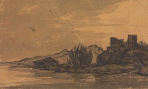 Landschap met Huis aan de Rivieroever
