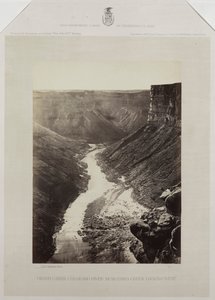 Grand Canyon, Colorado River, Monding van Kanab Wash, Kijkend naar het Westen door Reverend George Wilson Bridges