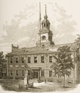 County Court House of, Independence Hall, Philadelphia Pennsylvania, ca. 1880