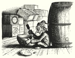 Hans Christian Andersen: De Kabouter en de Kruidenier door Rex (after) Whistler