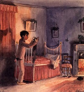 De kerstkous, ca. 1921 door Rex Whistler