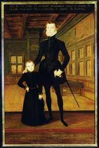 Henry Lord Darnley en Charles, graaf van Lennox na Hans Eworth