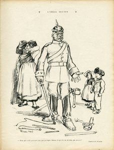 Illustratie van Ricardo Flores (1878-1918) in Le Rire door Ricardo Flores